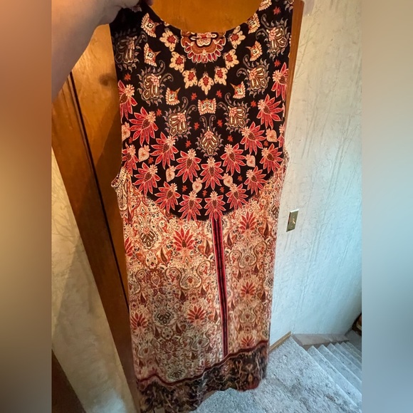 Boho Sleevless Tunic Dress XL NWOT - Picture 2 of 9